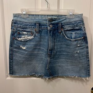 Abercrombie denim mini skirt